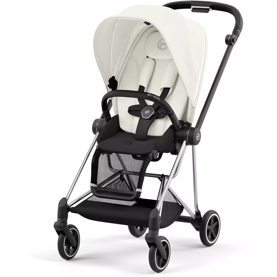 cybex PLATINUM Kombikinderwagen New Mios Chrome Black Off White