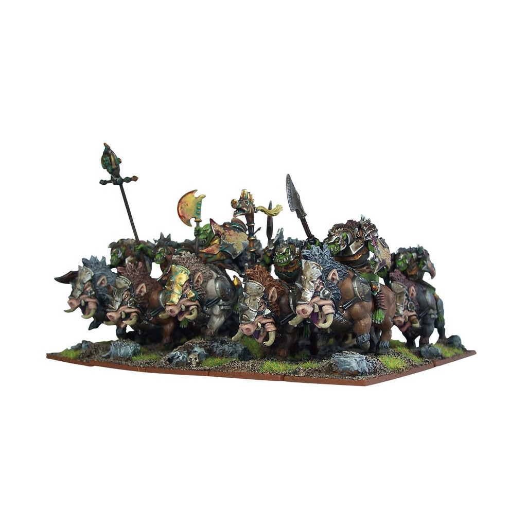 Kings of War - Chevaucheurs de Sangliers Orcs