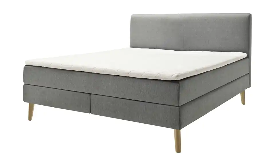Boxspringbett Greta Taupe H2 160 cm