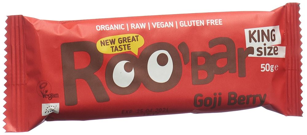 ROOBAR Rohkostriegel<br>50 g, Goji Beere
