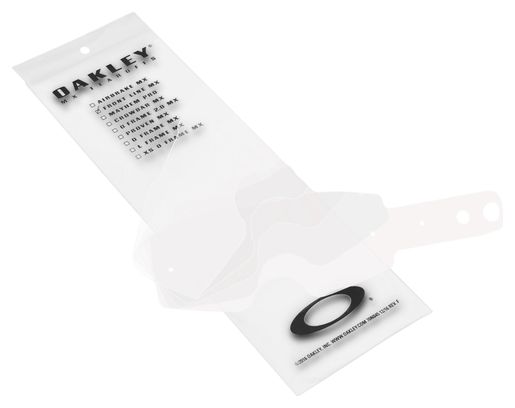 Tear Offs Oakley Frontline MX Transparent (Pack de 14) / Réf : 102-614-001