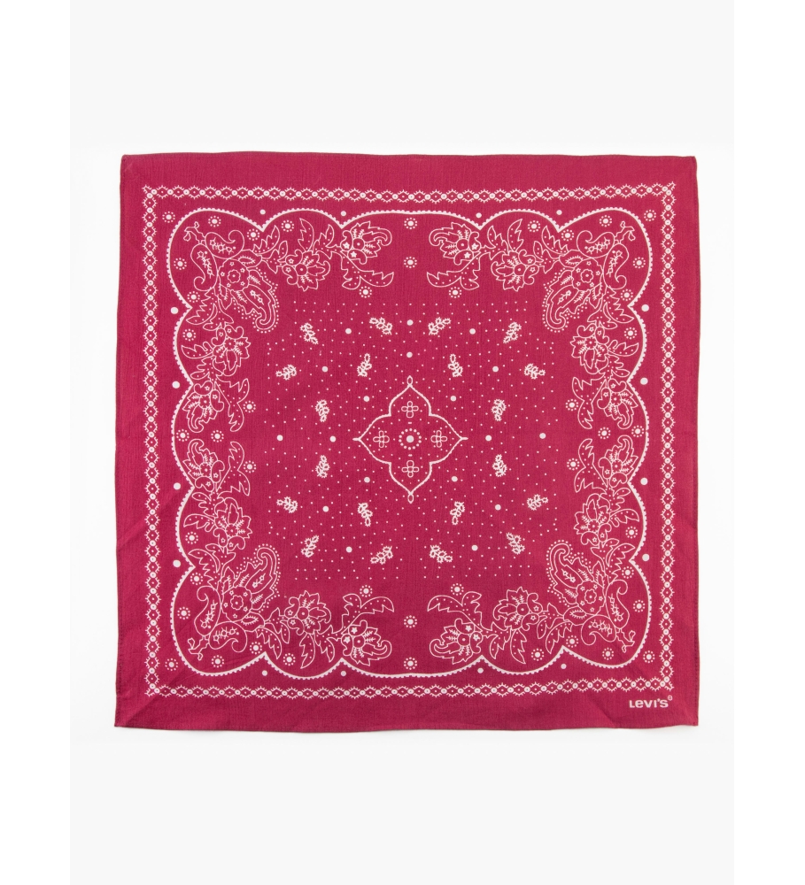 Lenços/Cachecóis Bandana Levi's com Estampa Paisley Vermelha