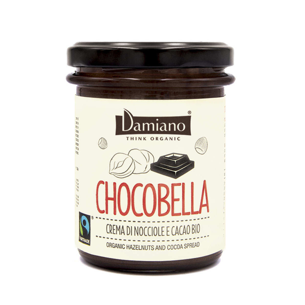 Chocobella pâte à tartiner chocolat au lait et noisettes - Damiano - Damiano