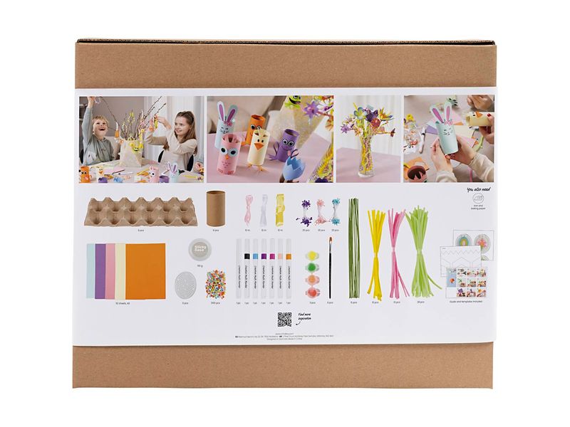 Creativ Company Bastelset Frühling 1 Stück, Mehrfarbig Grosses Kreativ-Set