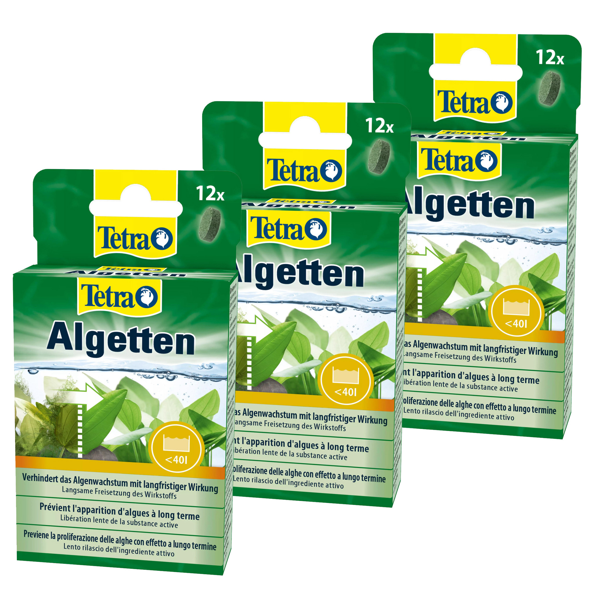 Tetra Algetten (12 stuks) x3 | Algenverwijderaar