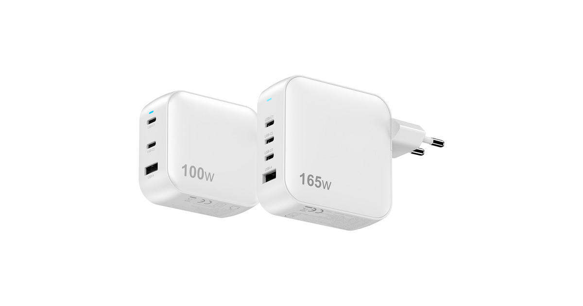 Sitecom165W GaN Power Delivery Wall Charger  (Wit)