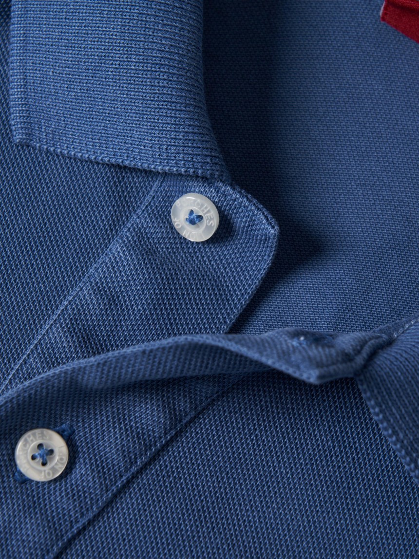 Polo piqué regular fit de algodão