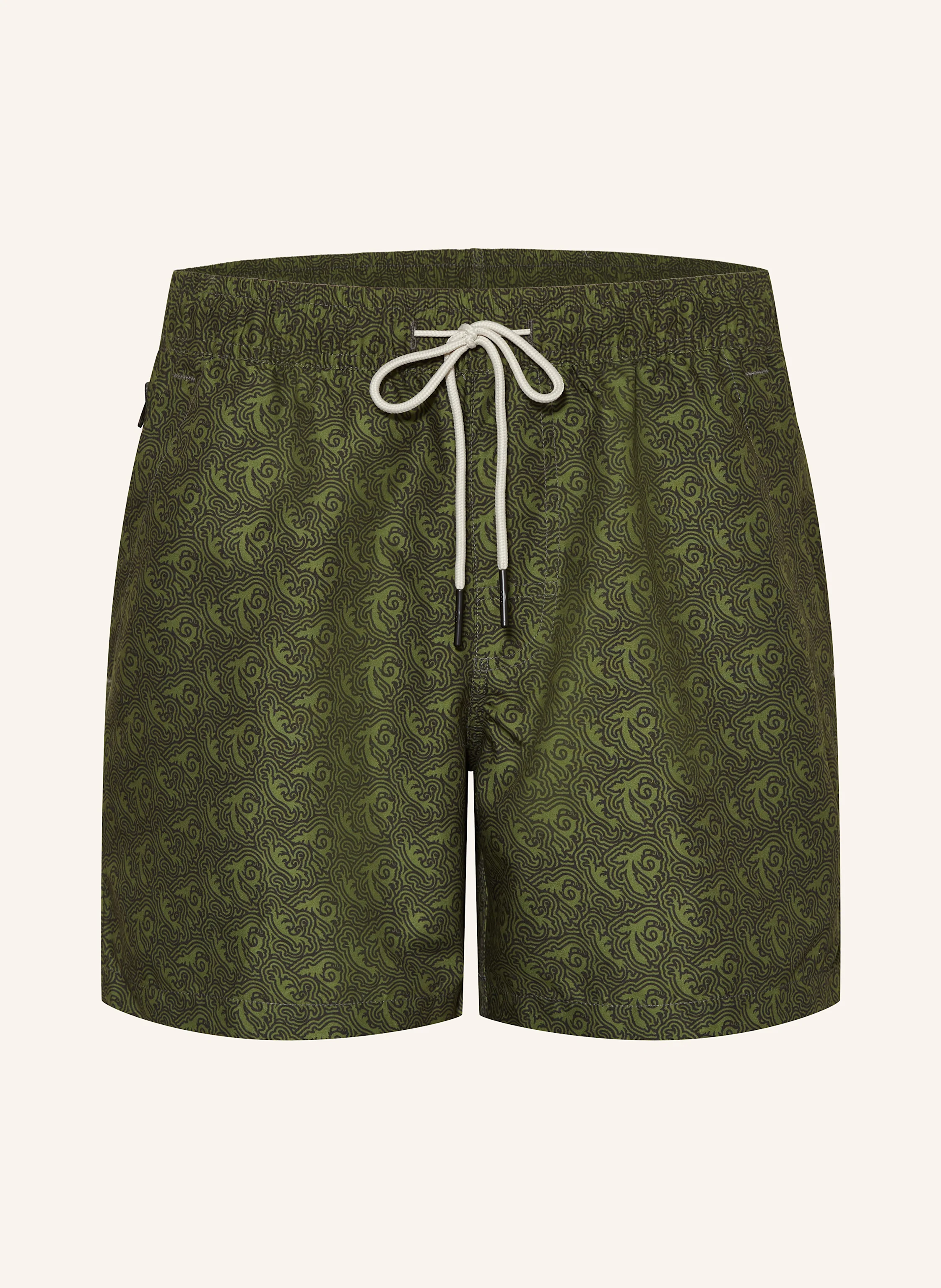 OAS Badeshorts GREEN SQUIGGLE