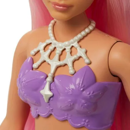 Barbie Dreamtopia Meerjungfrau-Puppe (kurvig, rosafarbenes Haar)