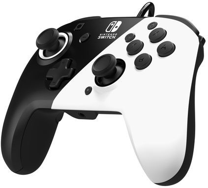 PDP Faceoff Deluxe+ Audio - Nintendo Switch Controller - Zwart/Wit