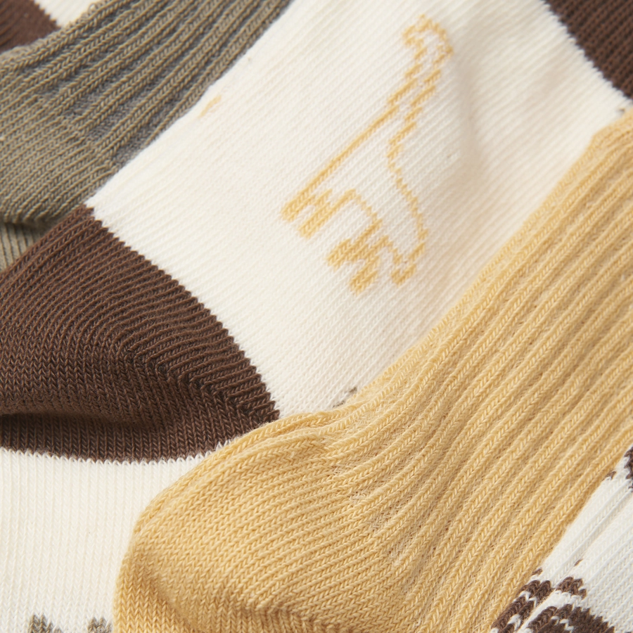 Minymo Socken 5er Pack Cocoa Brown