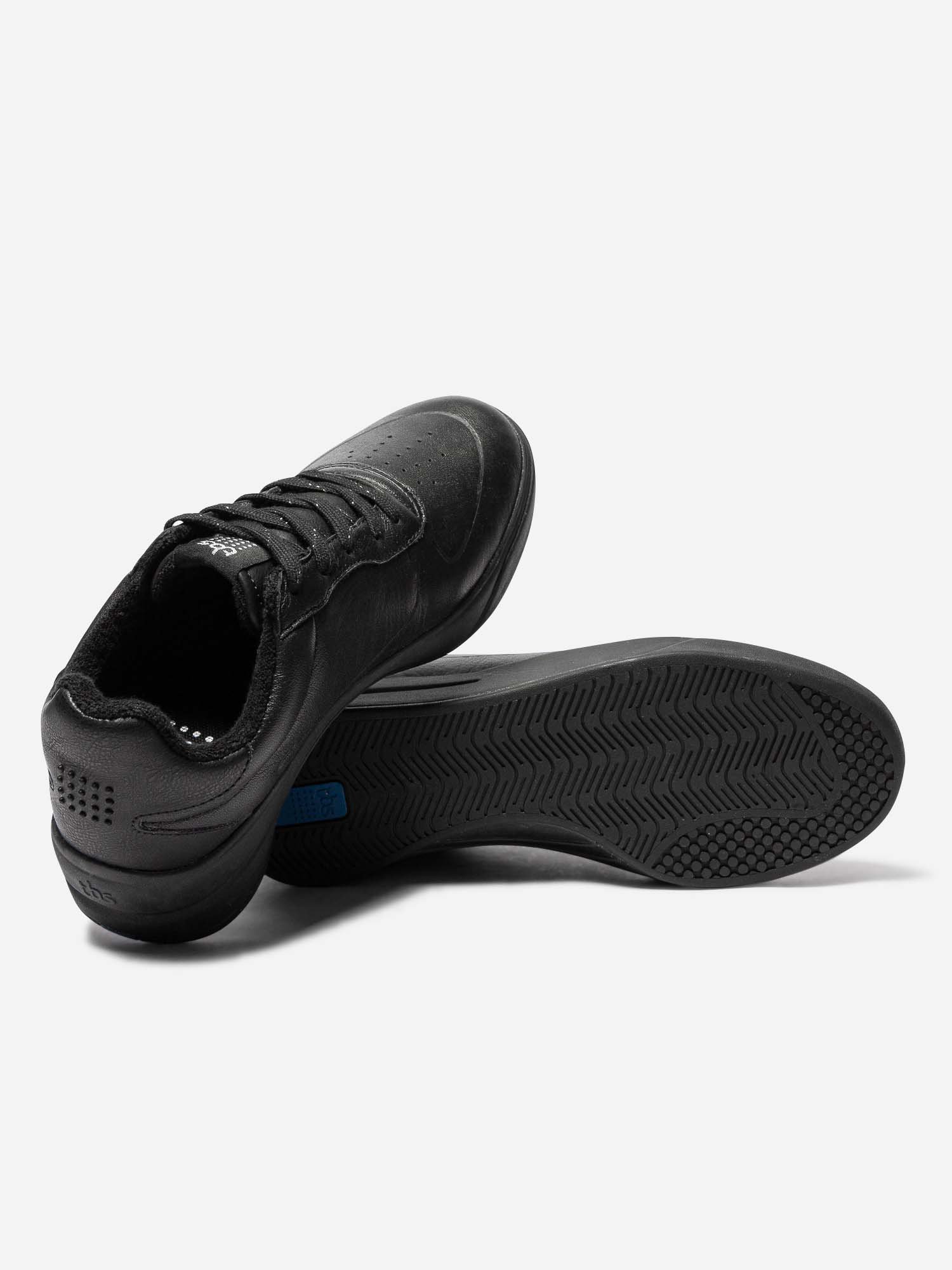 Baskets Femme Confort Cuir Noir