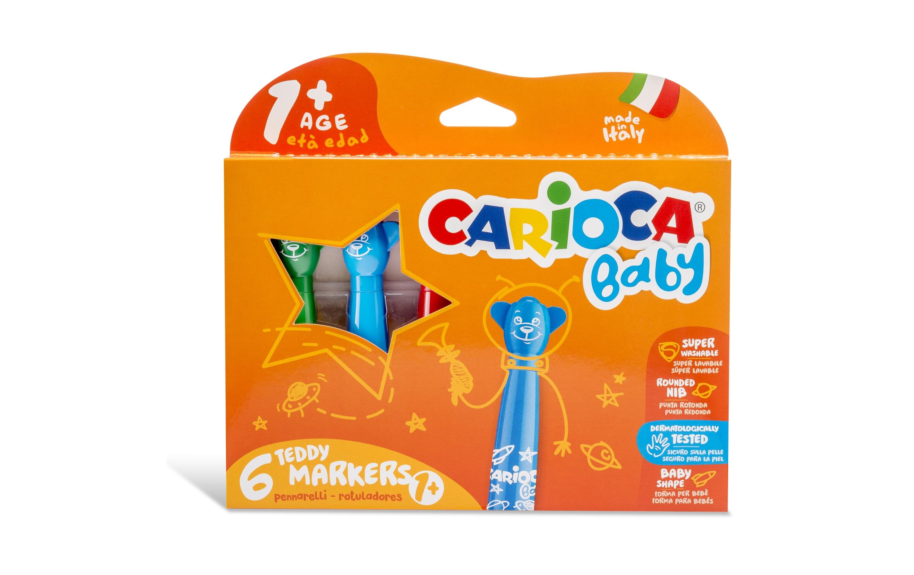 Fasermaler Baby Teddy 1+ 6 Stück, MehrfarbigFarbstifte