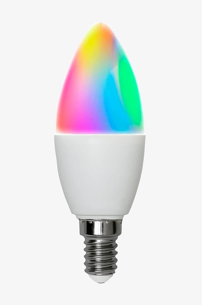 LED-lys E14 C37 Smart Bulb
