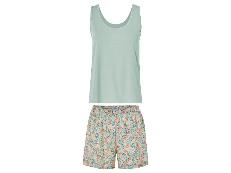 Korte linnen dames pyjama
