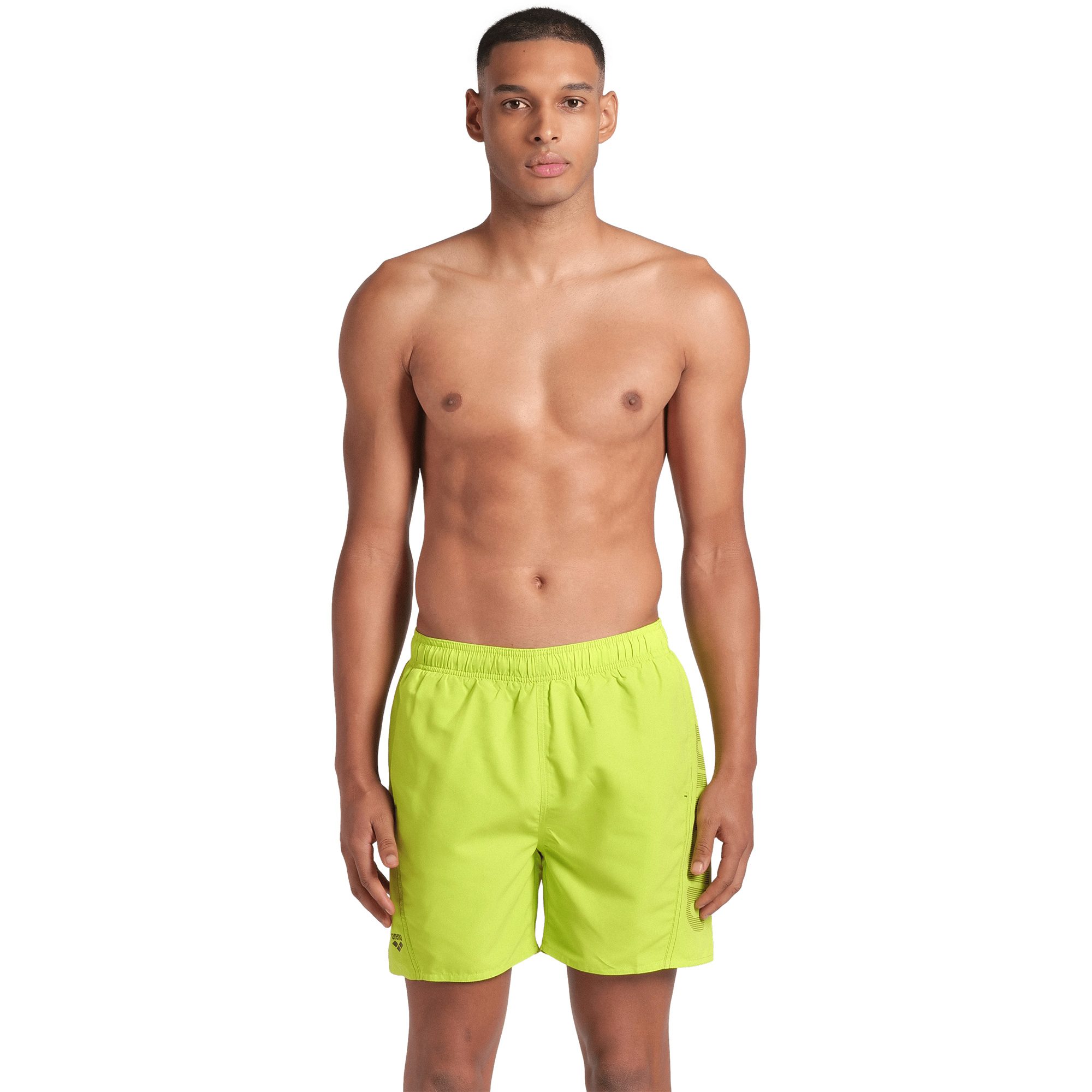 Arena Fundamentals Logo R Boxer Badeshorts Herren artic lime