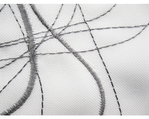 Orbit oogjessjaal, wit, 140x255 cm