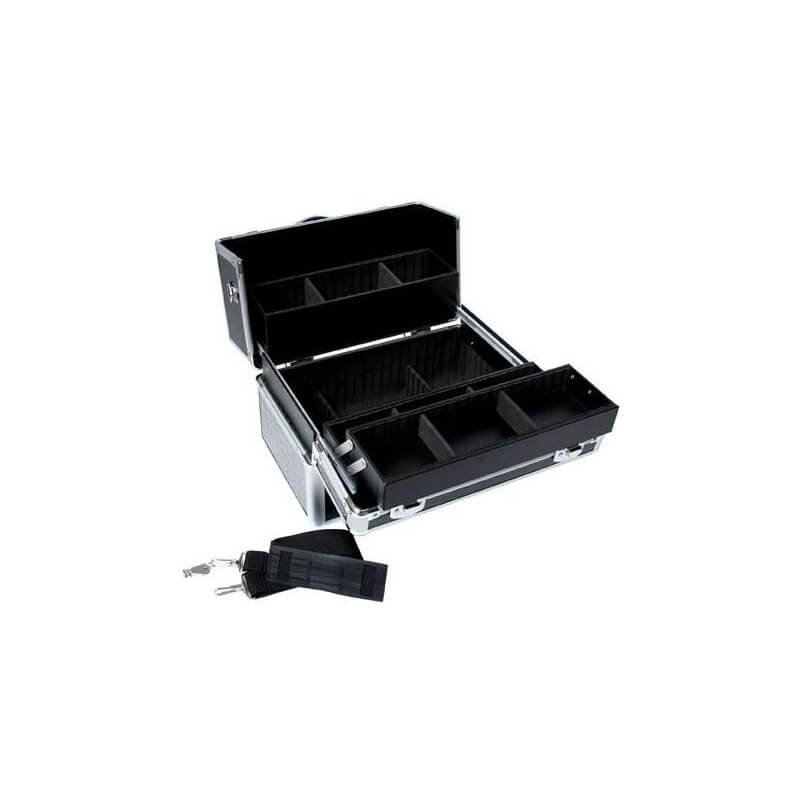 Valise croco noire Parisax Professional