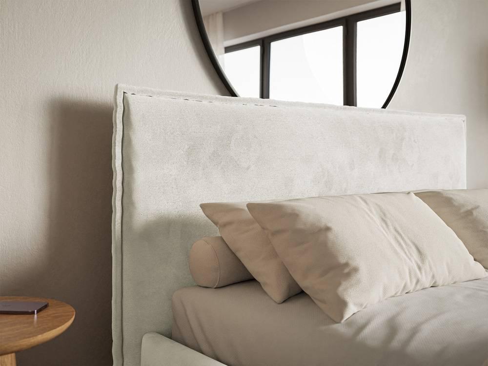 NADUVI Collection Bedframe Esmay velvet 180 x 200 cm