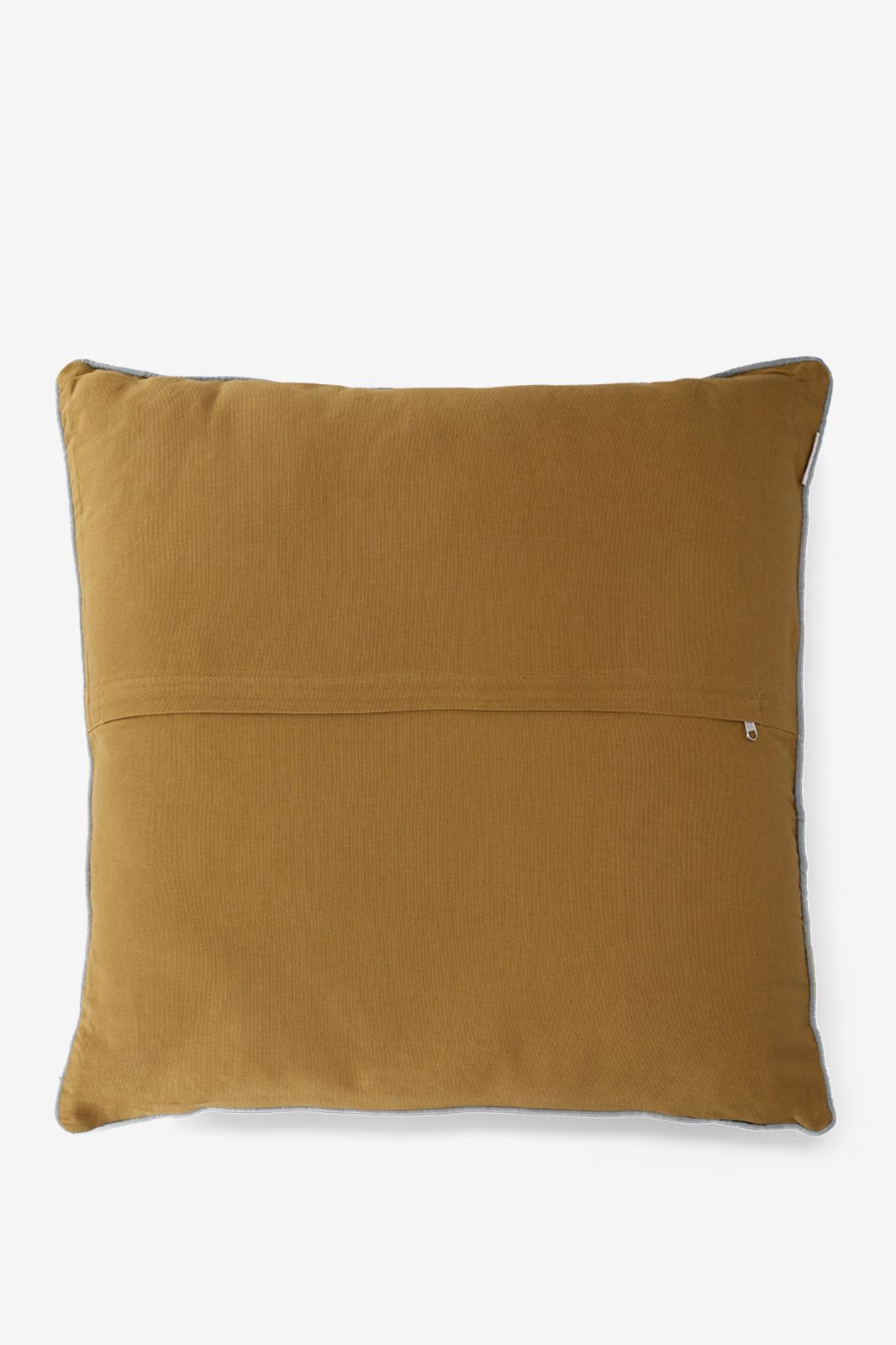 Multicolour jacquard kussen met crossover dessin