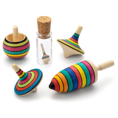 Set Holzkreisel
