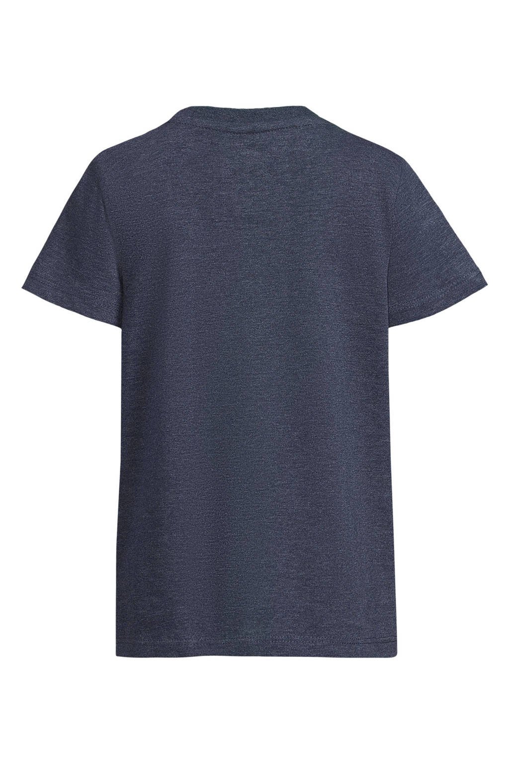 anytime T-shirt donkerblauw melange