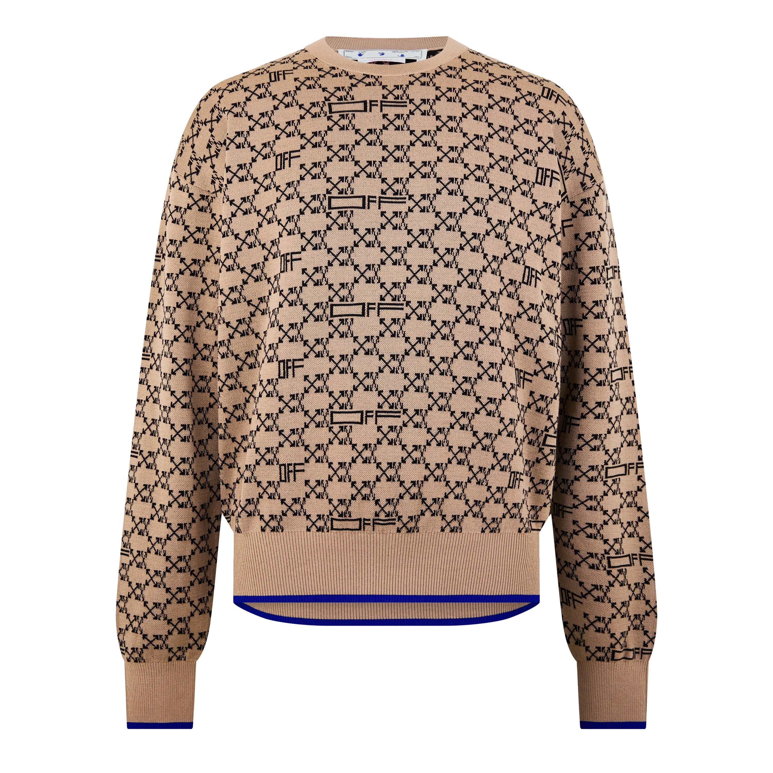 Off White All-Over Monogram Jumper