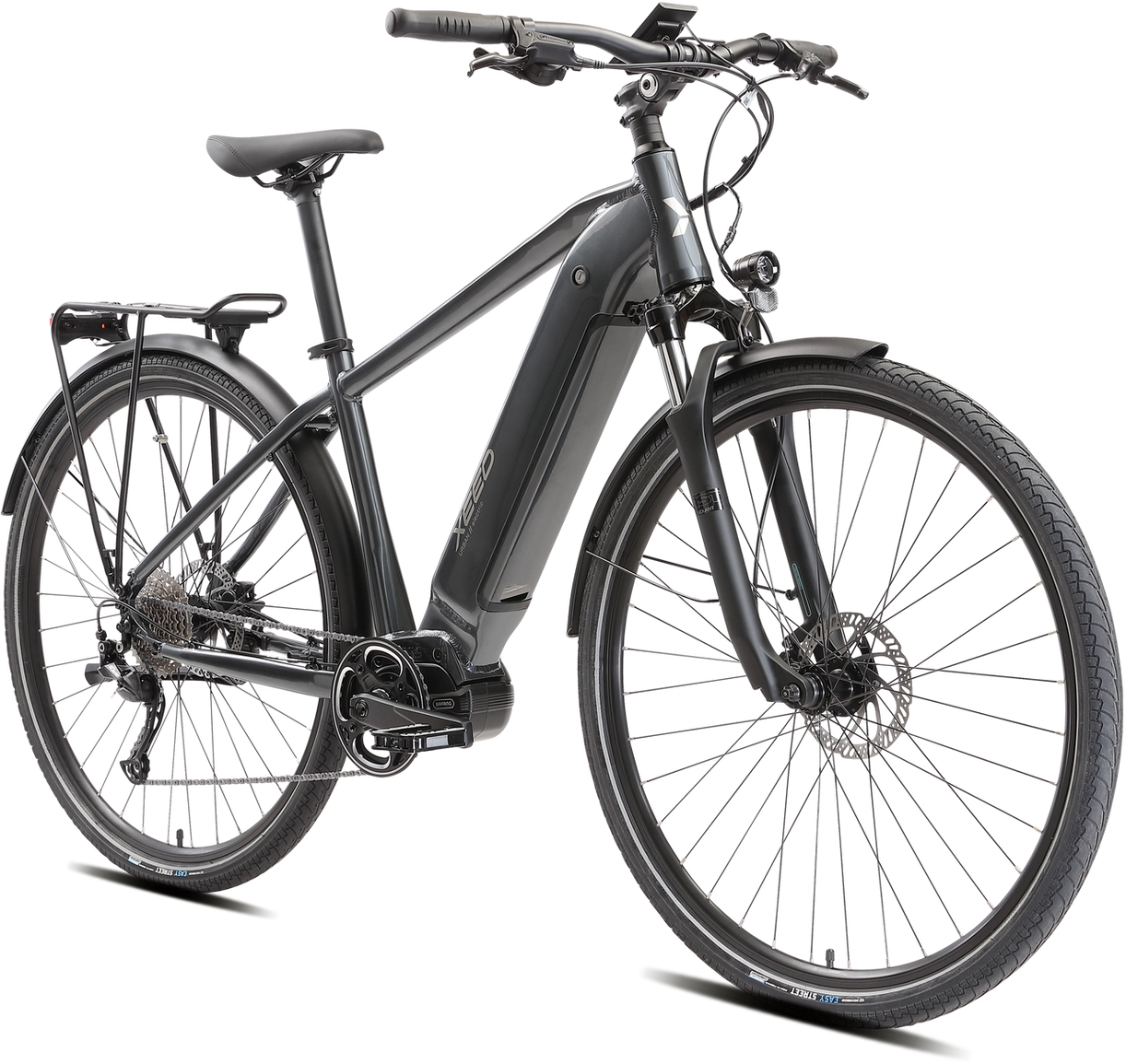 Urban E Integrated GLOSSY ANTRACITE METAL