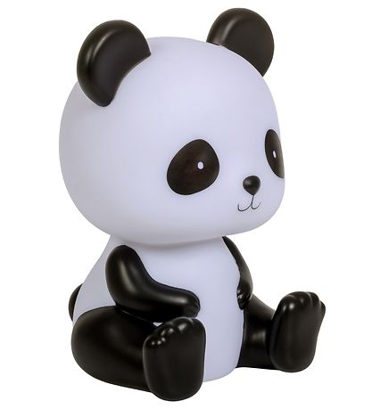 A Little Lovely Company Nachtlicht - Panda - 19 cm - Schwarz/Wei