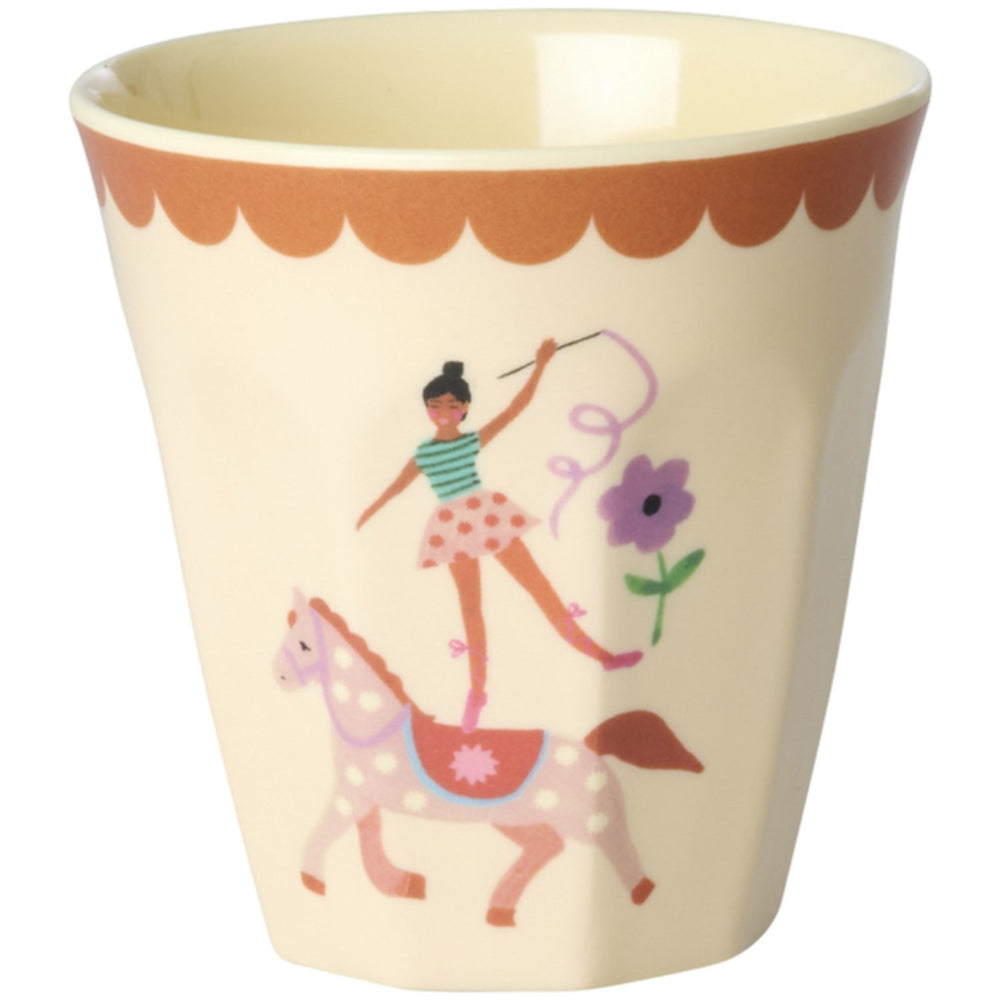 Køb Rice Fun Fair Print Pink Melamine Kopper Small 6 Pak