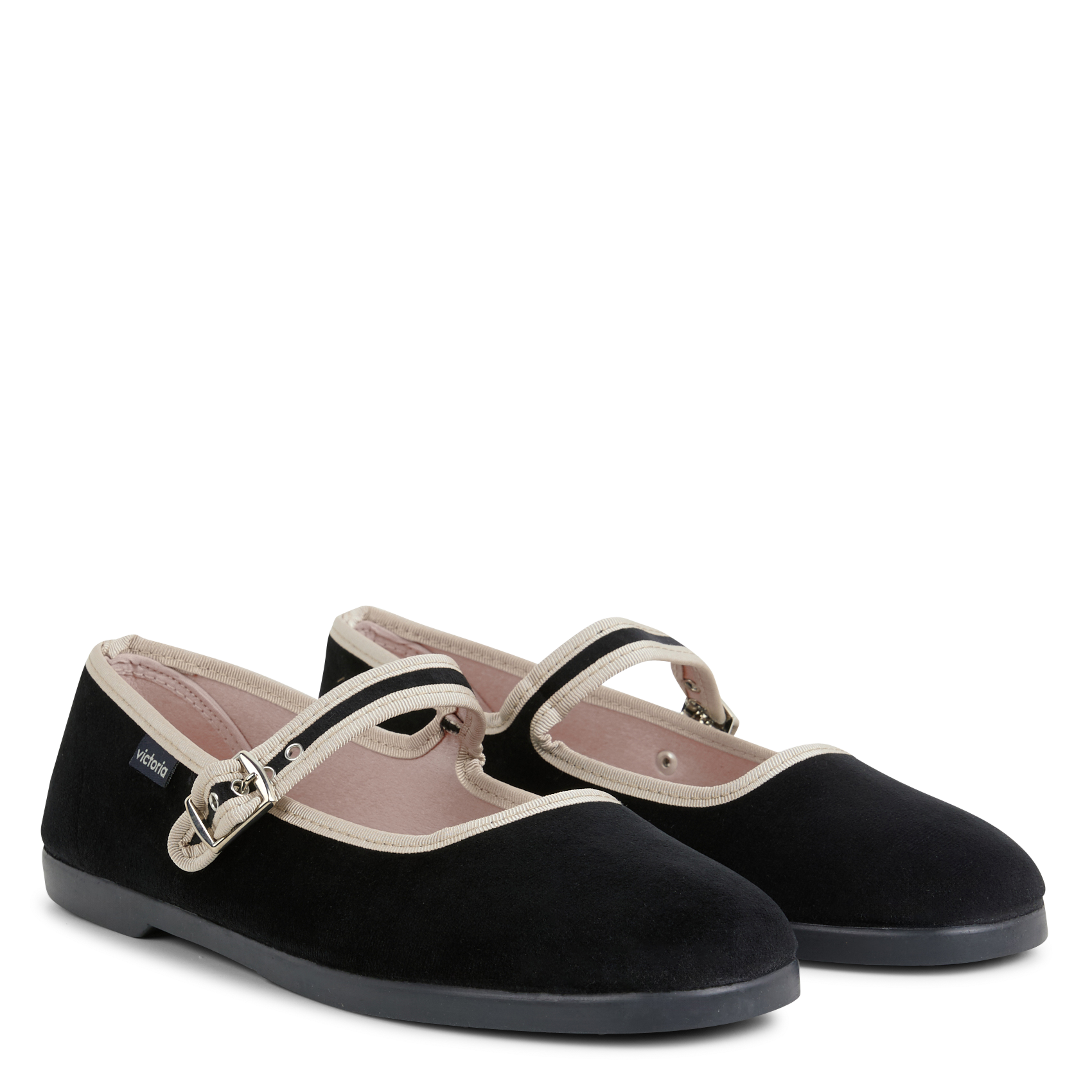 GONG-FU MERCEDES - Ballerines en velours | Noir