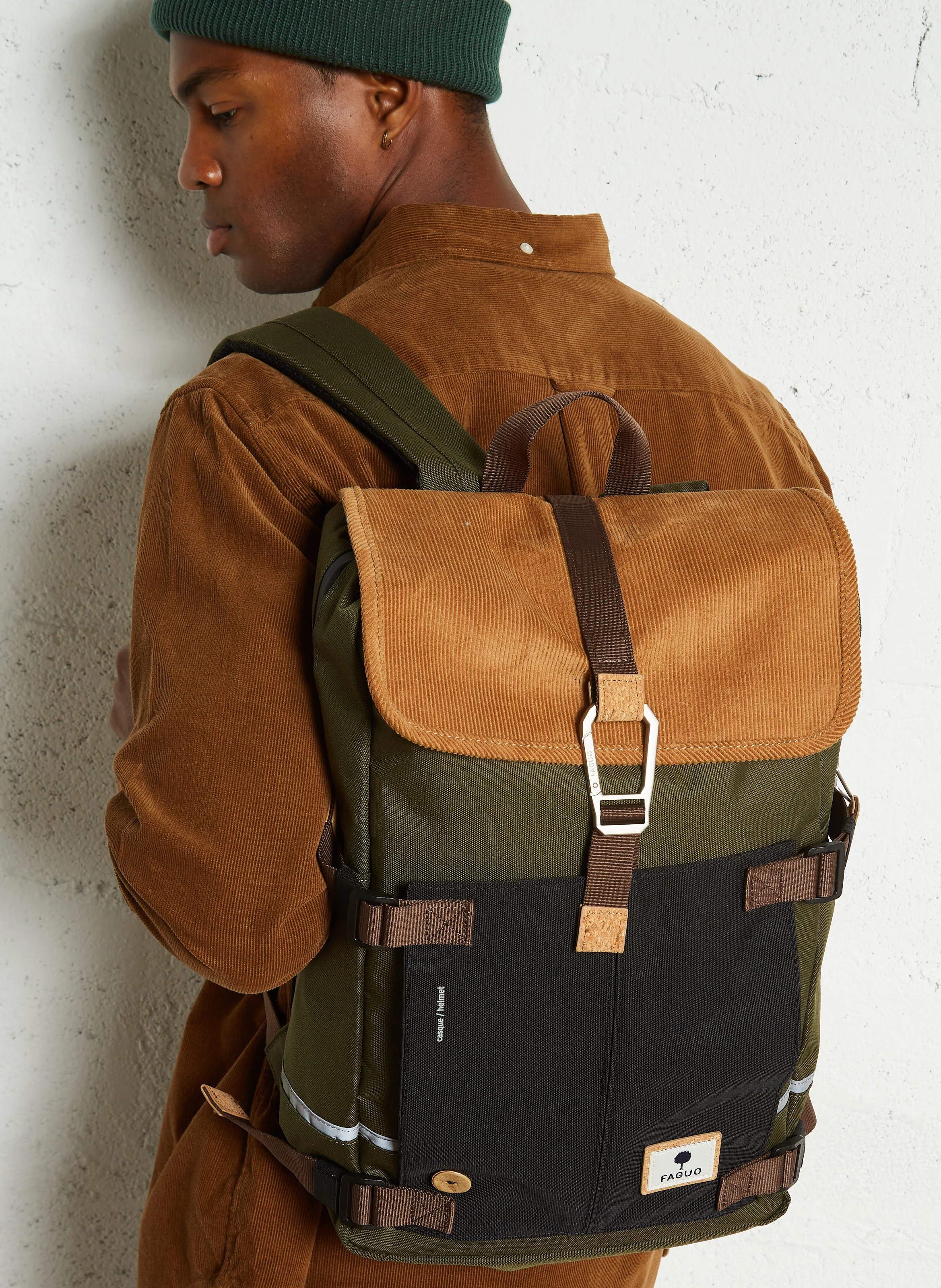 COMMUTER - Sac à dos vegan | Kaki