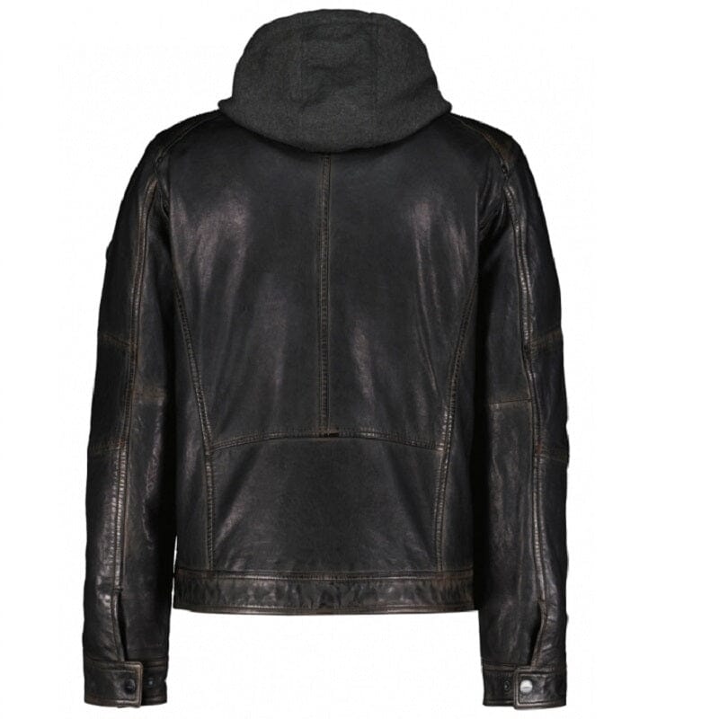 Donders leren heren jas 52425 bruin