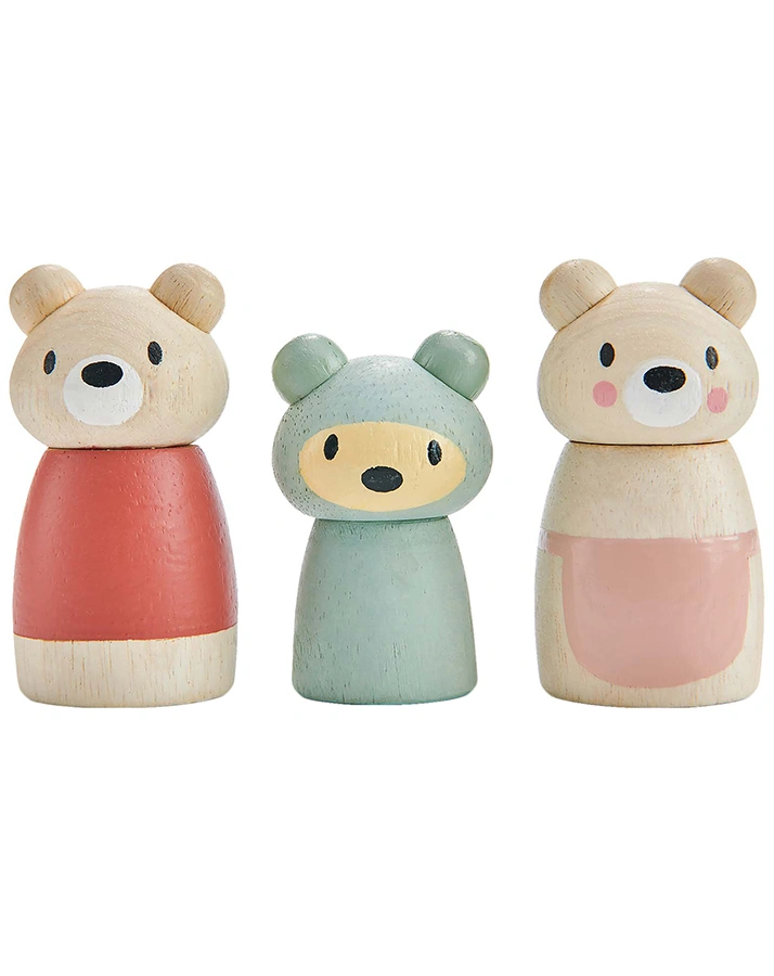 Spielfiguren BÄRENFAMILIE 3-teilig aus Holz