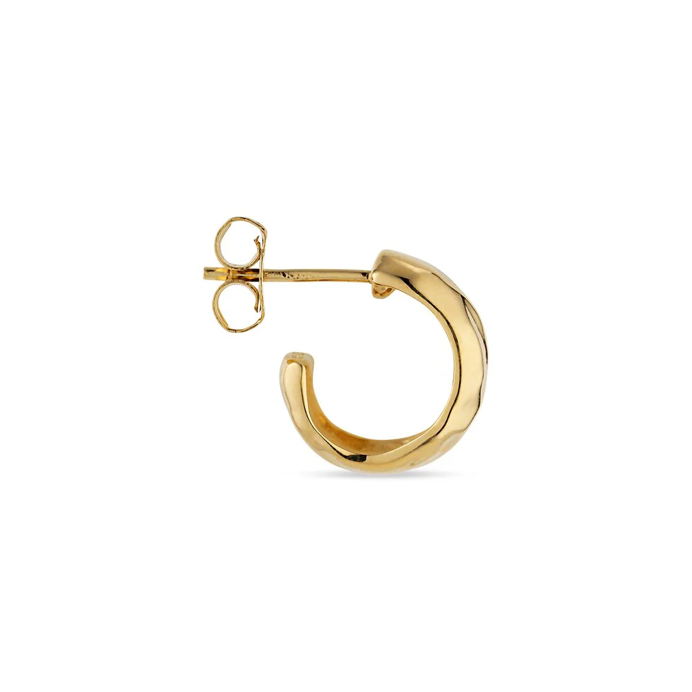 Jane Kønig  Bruised Heart Hoop - forgyldt