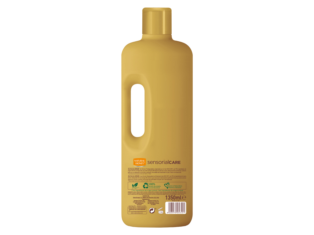 GEL BANHO NATURAL HONEY ARGÃO 1350 ML
