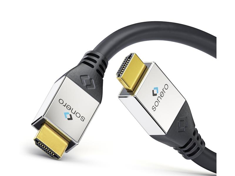 sonero Kabel Premium HDMI - HDMI, 10 m 4K High Speed HDMI Kabel mit Ethernet