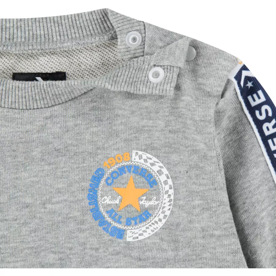Converse Set Pullover und Sweathose graublau