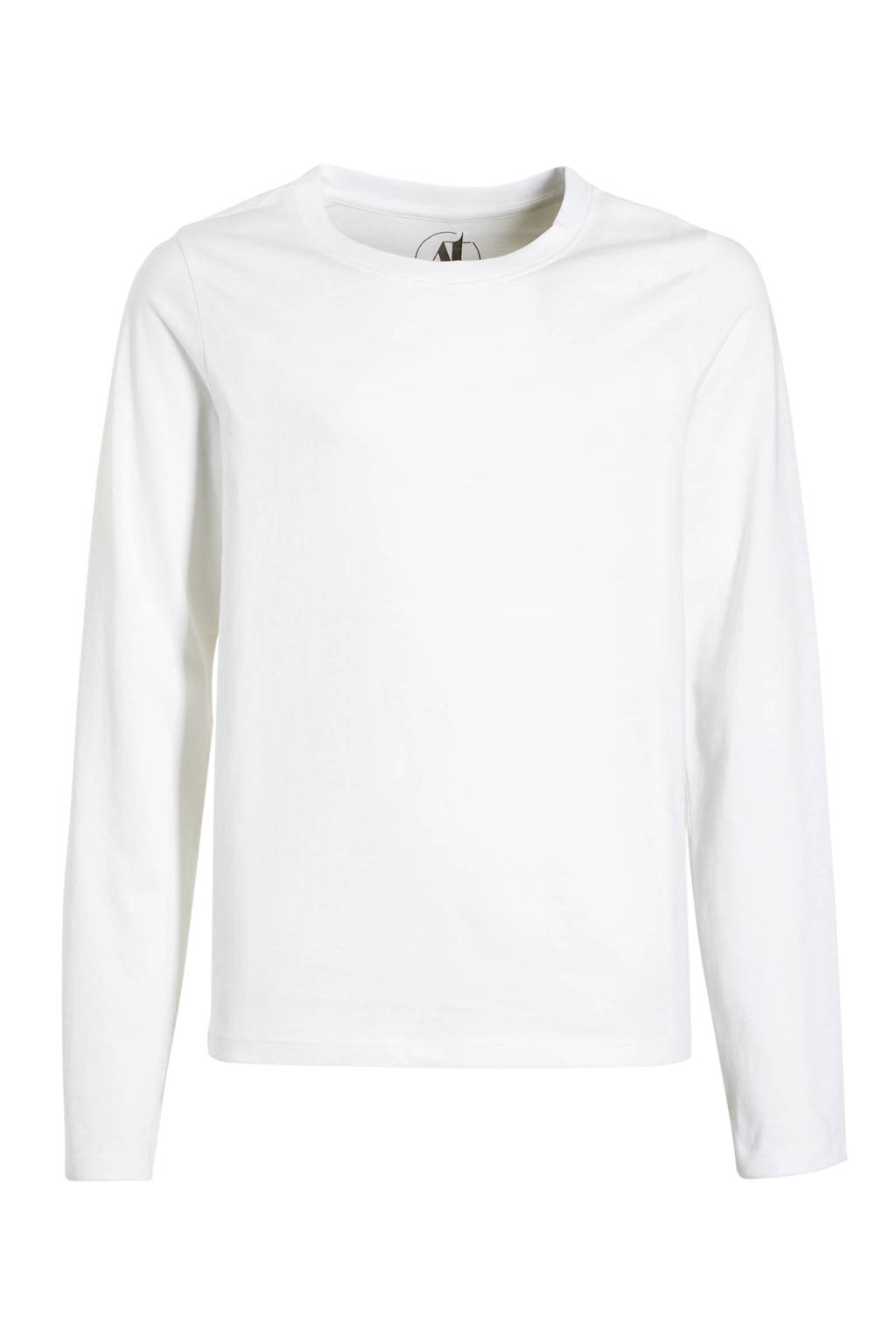 anytime longsleeve T-shirt wit