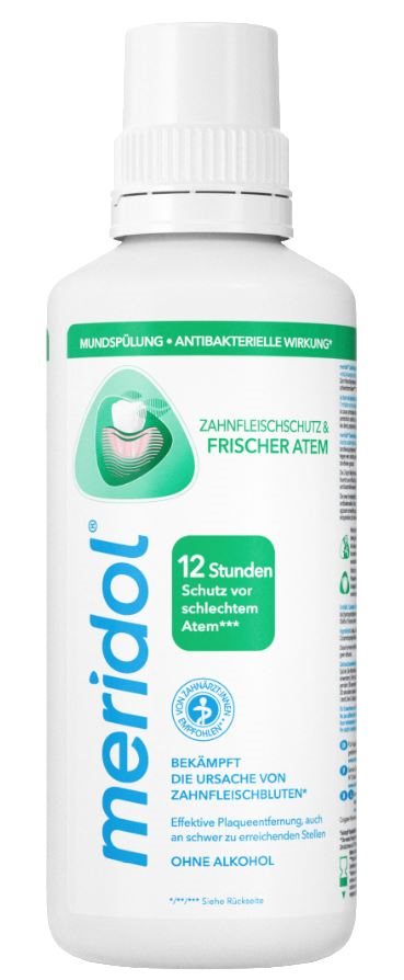 meridol FRISCHER ATEM Mundspülung<br>400 ml, Flasche