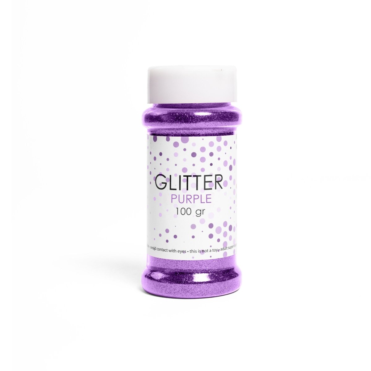 Paarse Glitters 100gr
