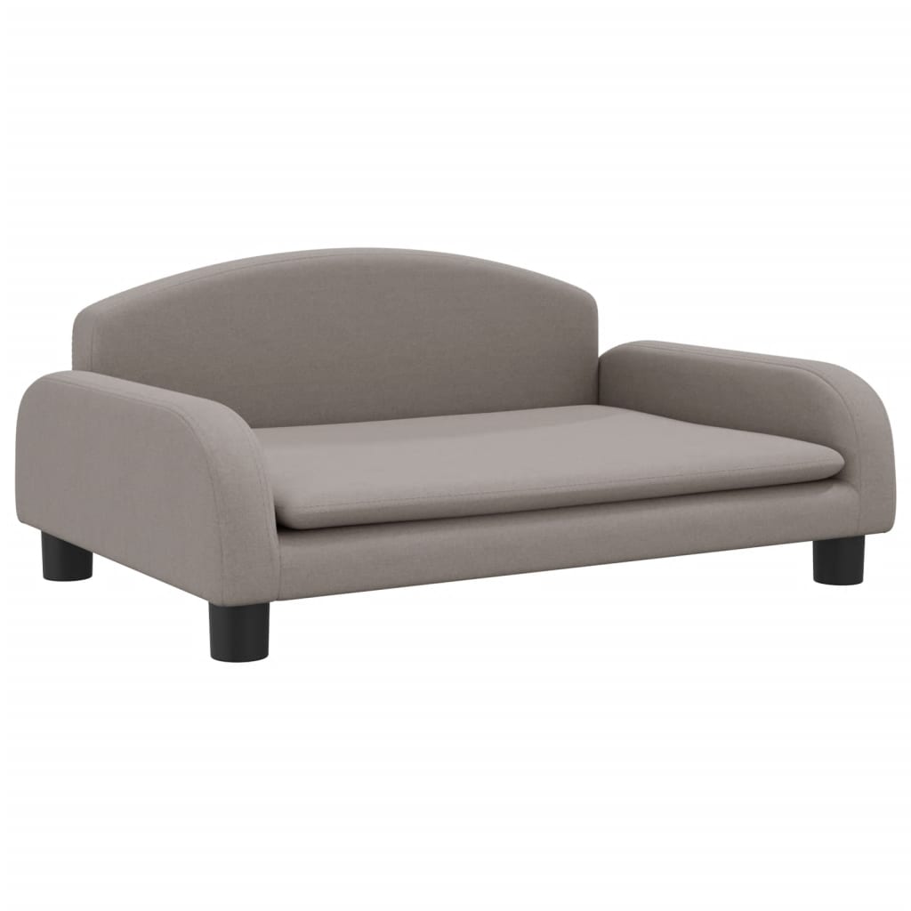 Cama para cães vidaXL em tecido cinza taupe, 50x40x30 cm