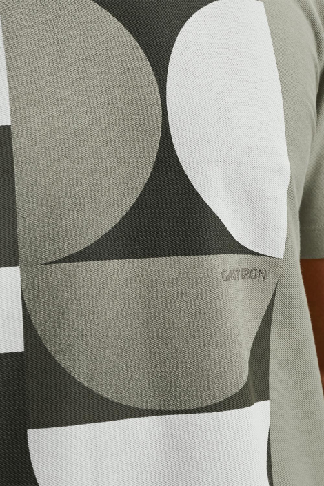 Cast Iron groene heren t-shirt