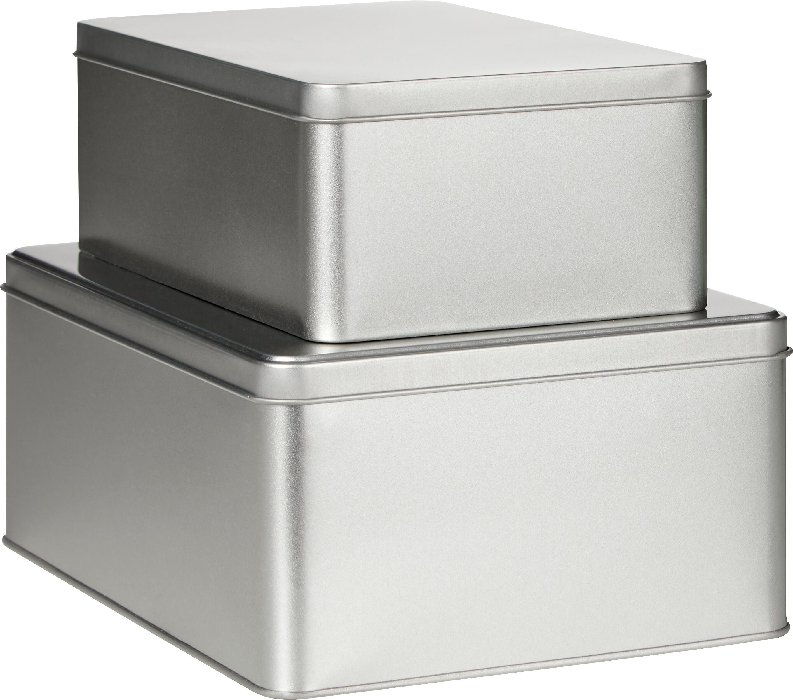 BASTIA Gebäckdosen-Set - Silber