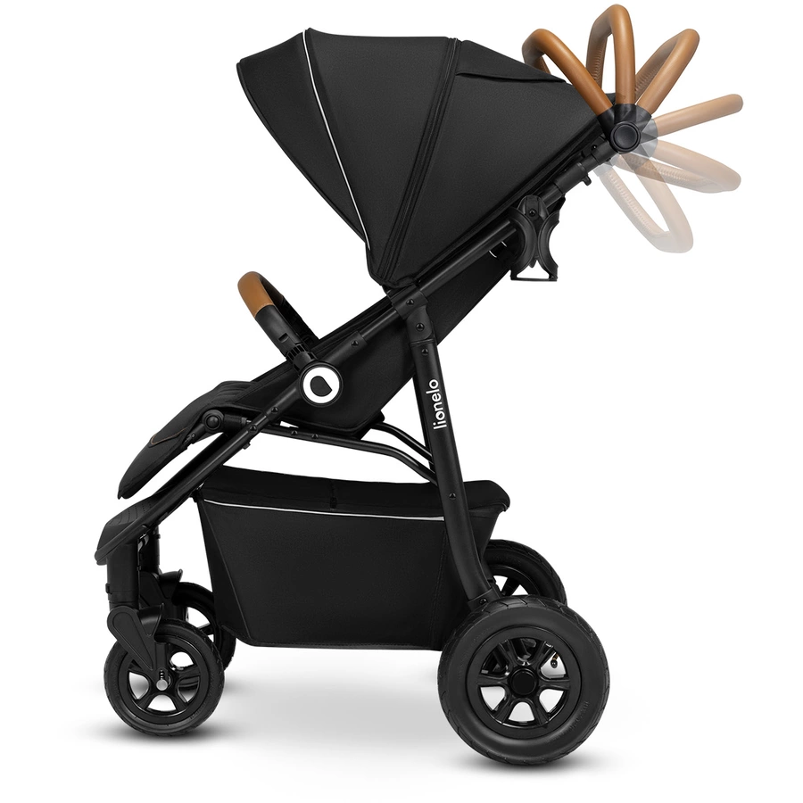 lionelo Kinderwagen Natt Black Onyx