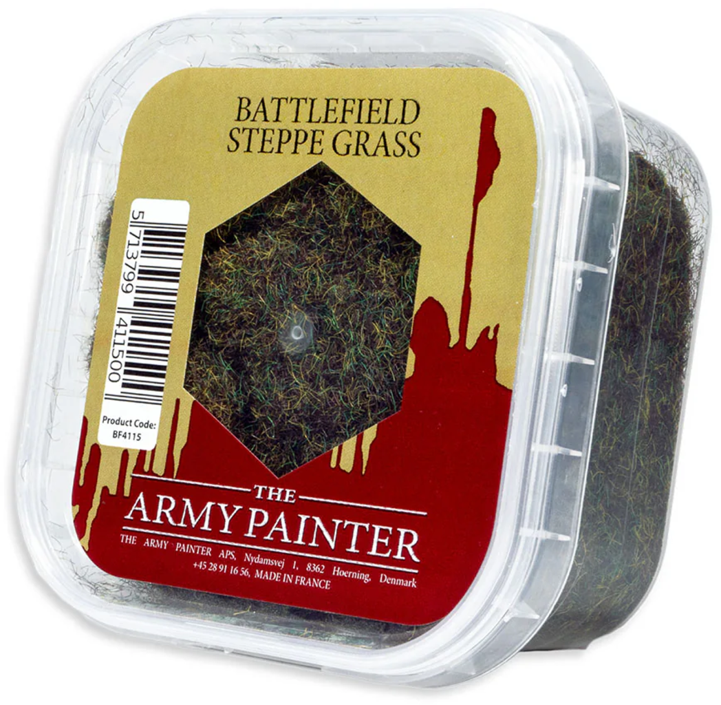 The Army Painter  Battlefield Basing: Steppe Grass    Die Weite der Steppe für deine Miniaturwelten