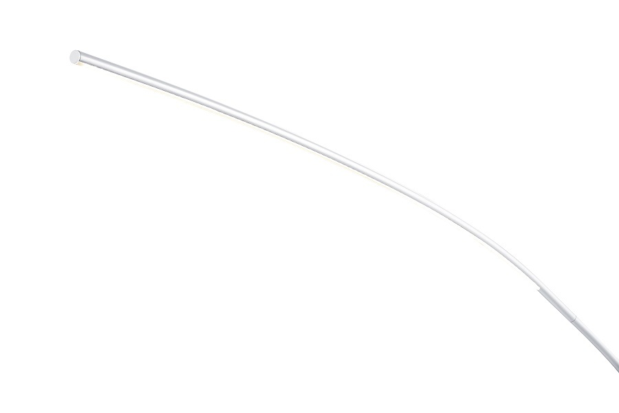 LED-Bogenleuchte - weiß - mit Fußdimmer