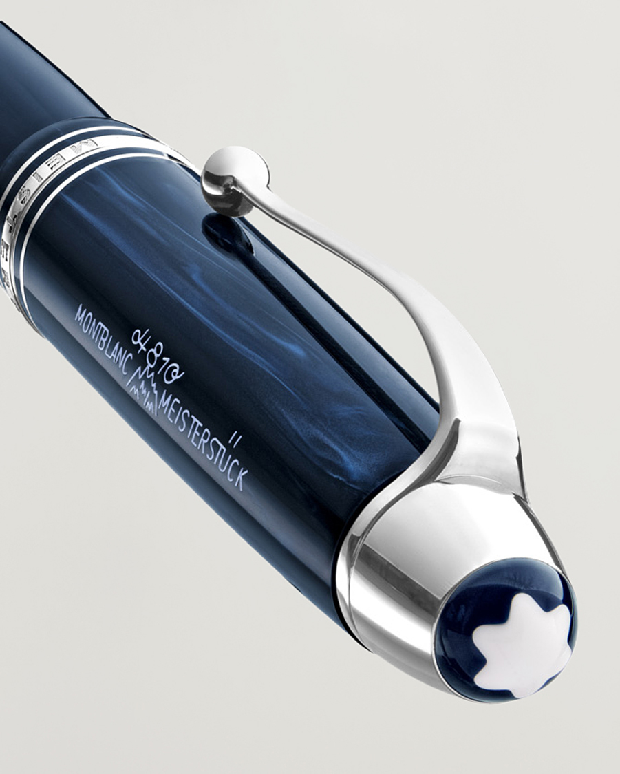 Montblanc Meisterstück Precious Resin FP LeGrand F Blue