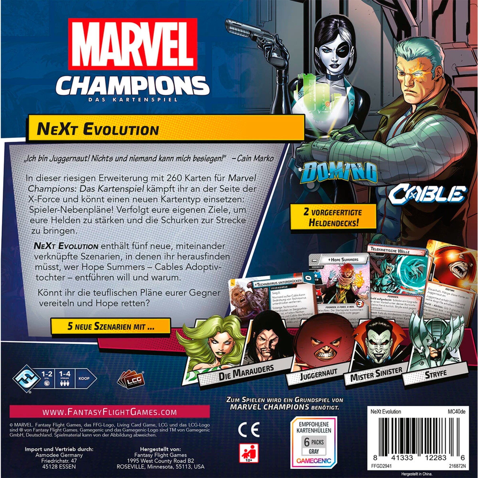 Asmodee Kartenspiel Marvel Champions: Das Kartenspiel - NeXt Evolution