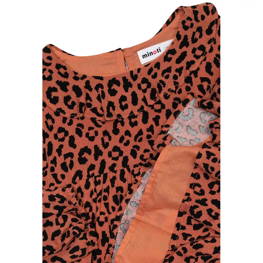 MINOTI Kleid BraunSchwarz